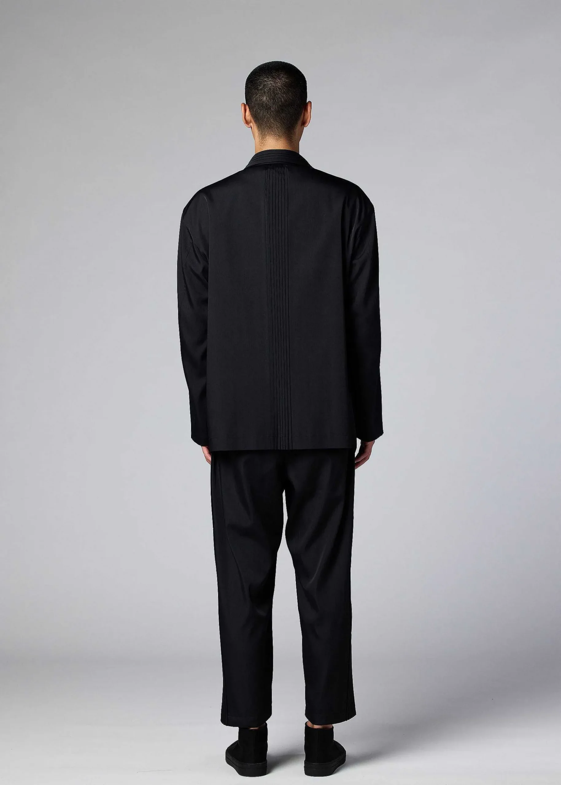 ISSEY MIYAKE Pants|Air Pleats Black