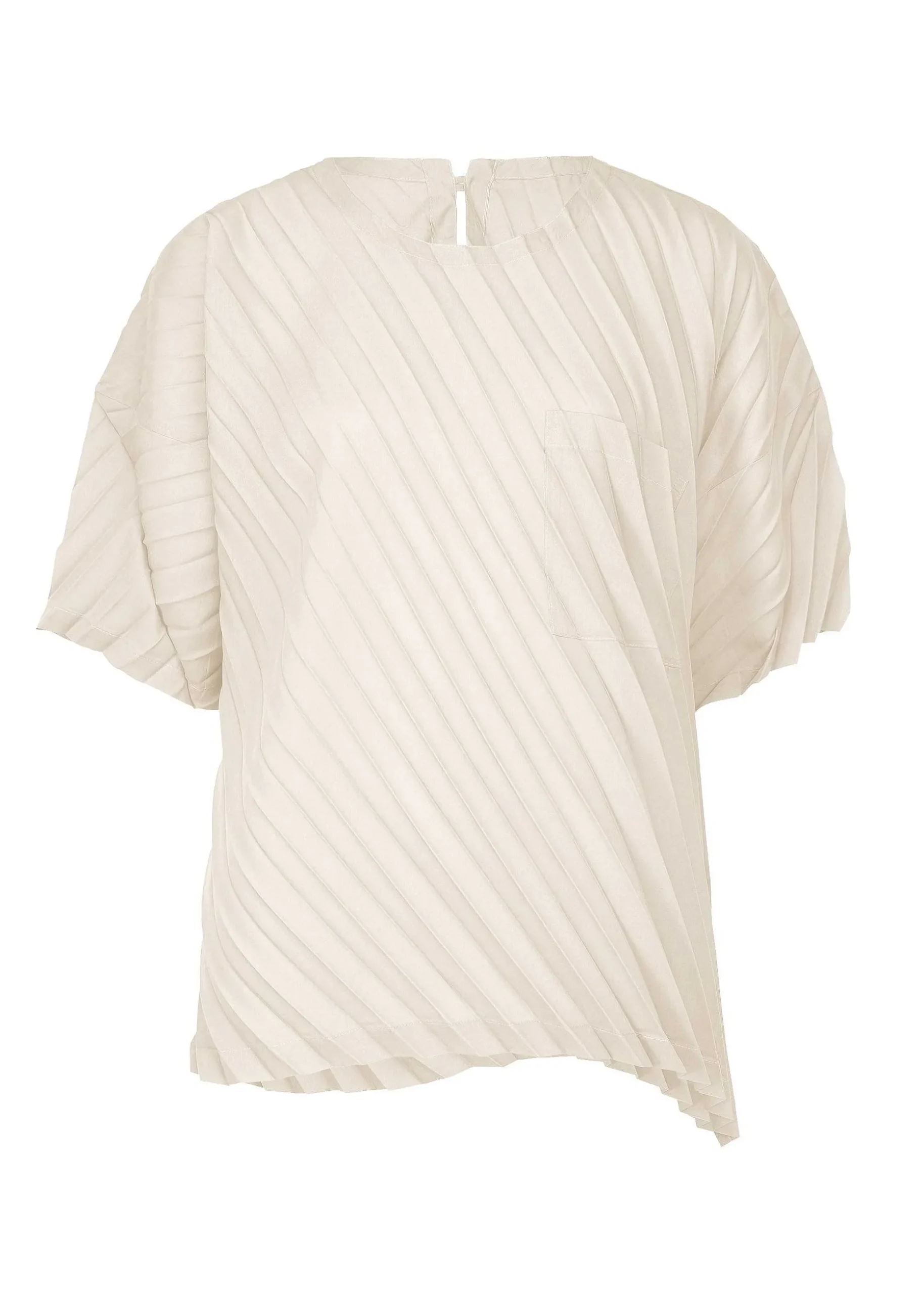 ISSEY MIYAKE Top|Angle Pleats Shirt
