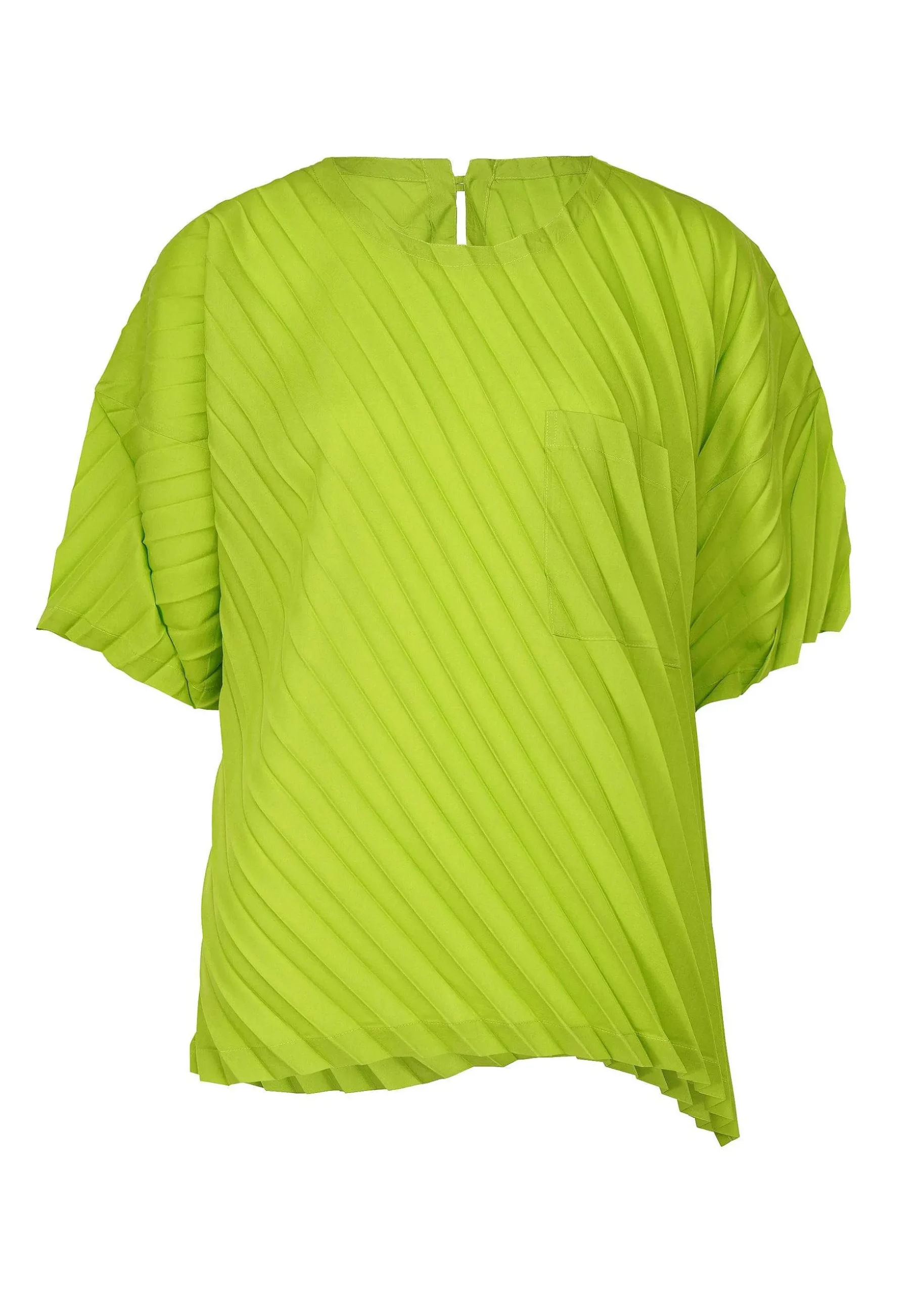ISSEY MIYAKE Top|Angle Pleats Shirt