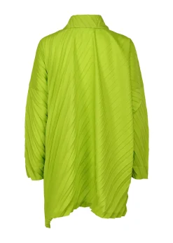 ISSEY MIYAKE Top|Angle Pleats Shirt