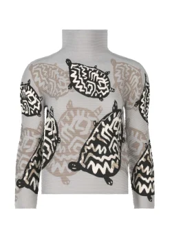 ISSEY MIYAKE Top|Animal Pattern