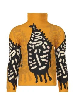ISSEY MIYAKE Top|Animal Pattern