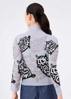 ISSEY MIYAKE Top|Animal Pattern