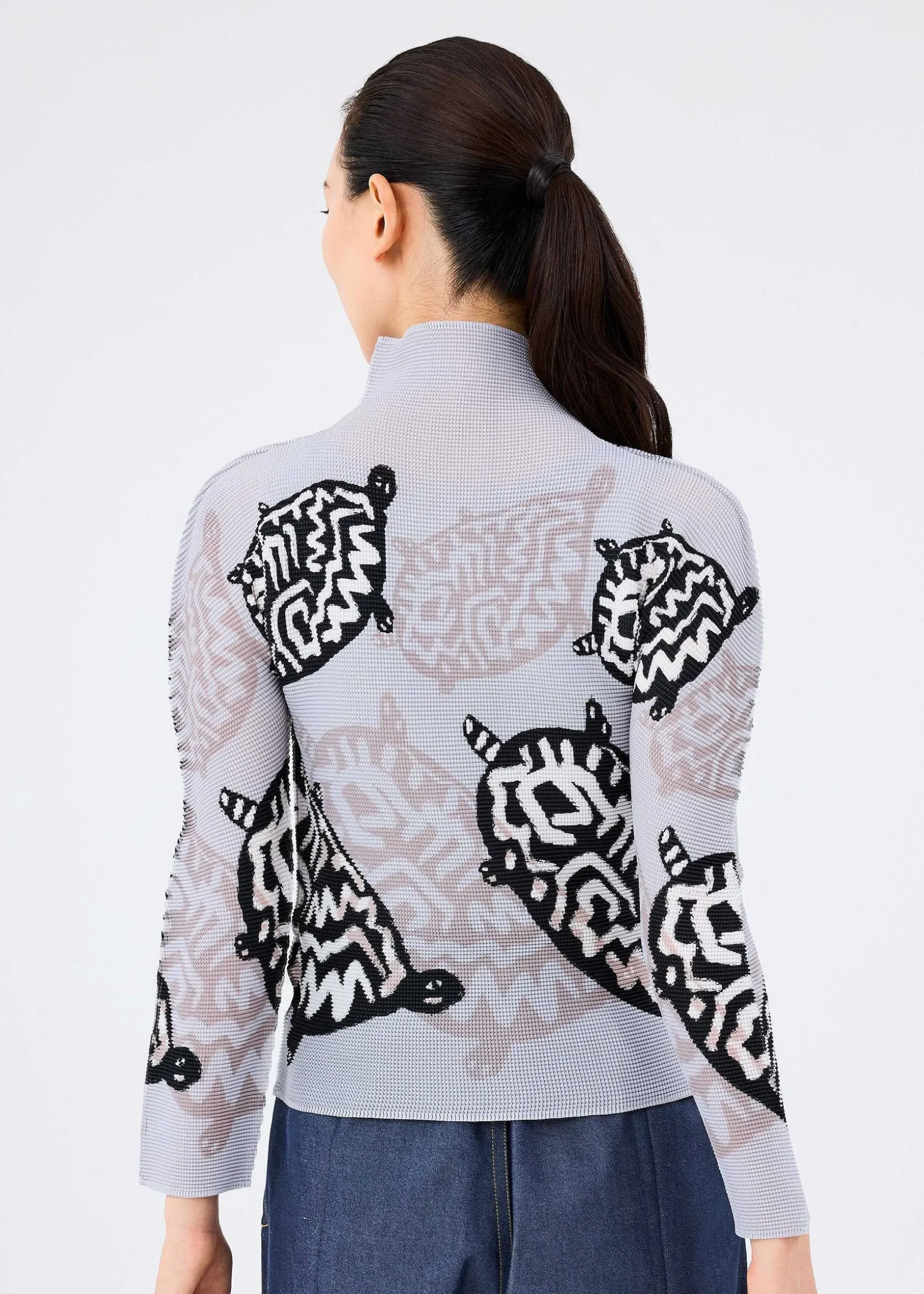 ISSEY MIYAKE Top|Animal Pattern