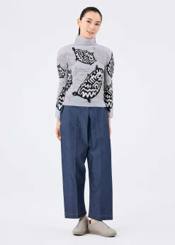 ISSEY MIYAKE Top|Animal Pattern