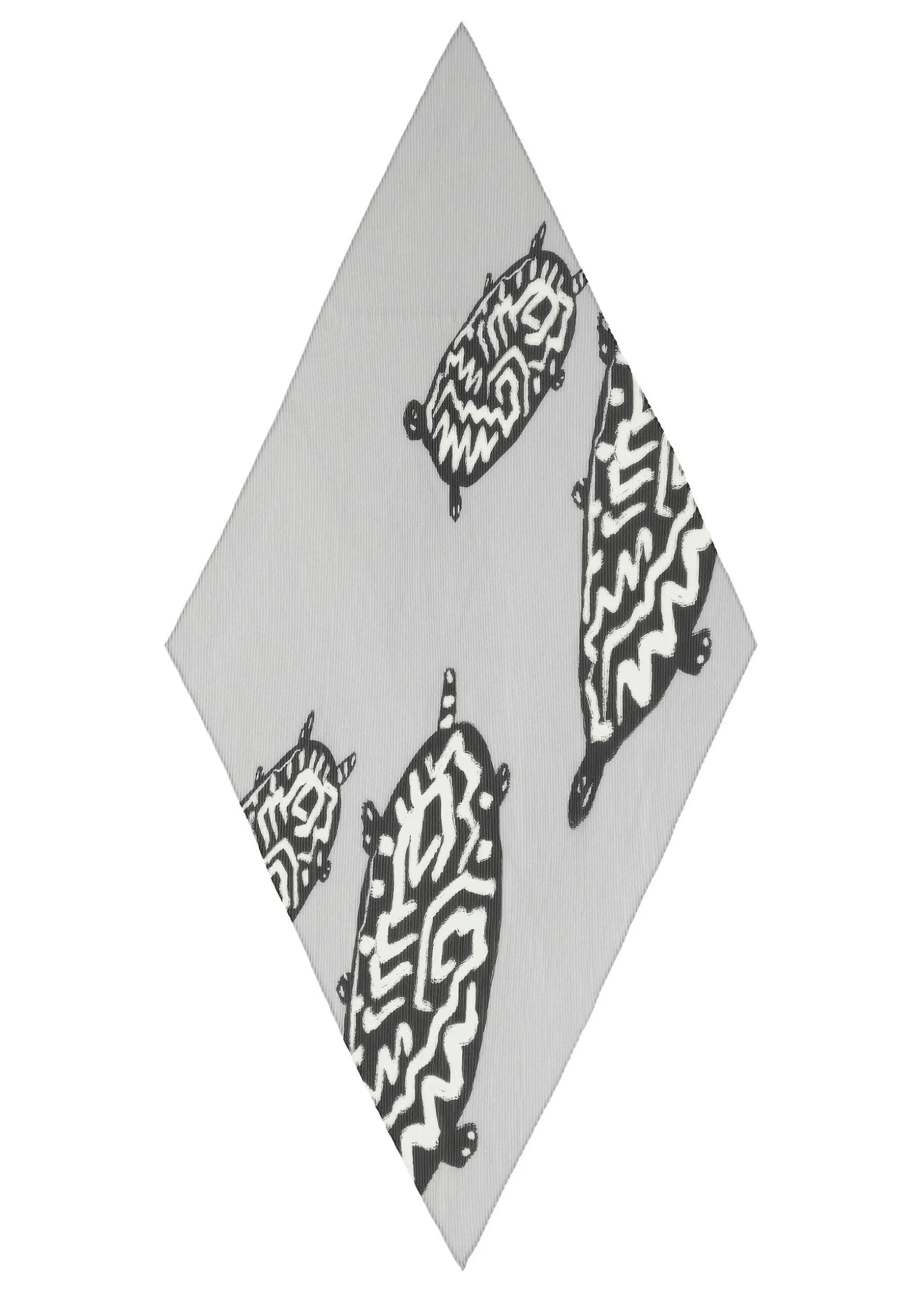 ISSEY MIYAKE Stole|Animal Pattern Pleats Stole