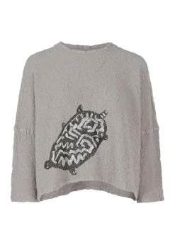 ISSEY MIYAKE Top|Animal Pattern Print Cauliflower