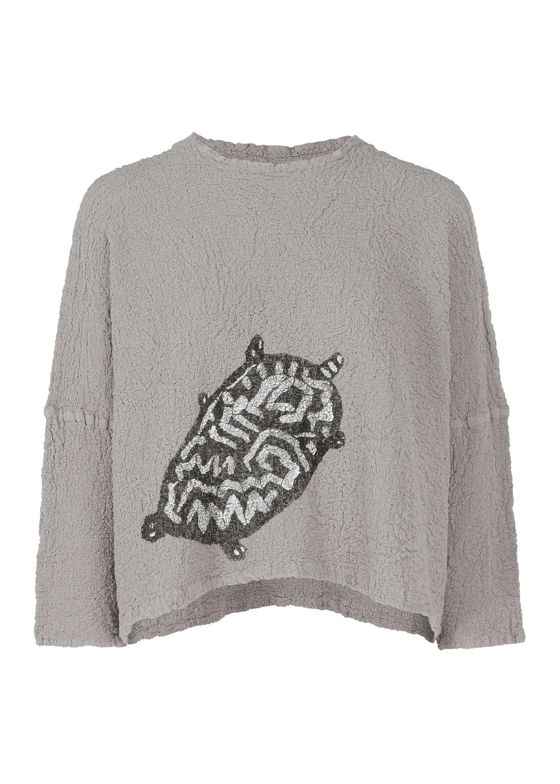 ISSEY MIYAKE Top|Animal Pattern Print Cauliflower