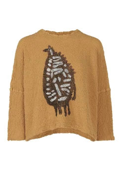 ISSEY MIYAKE Top|Animal Pattern Print Cauliflower