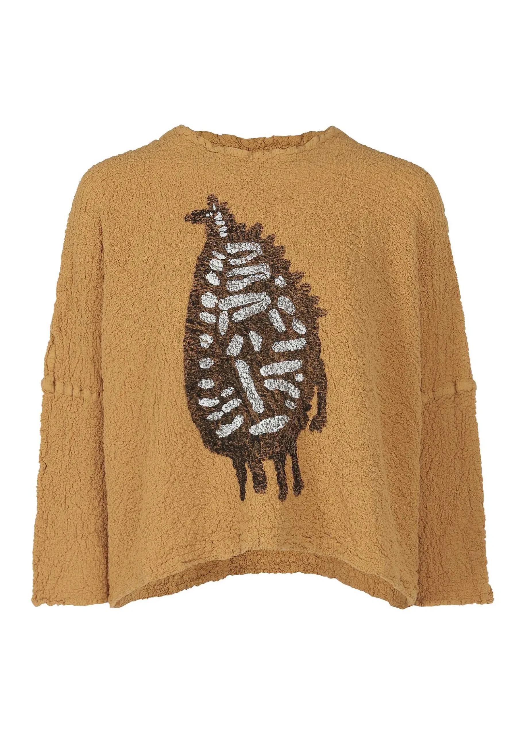 ISSEY MIYAKE Top|Animal Pattern Print Cauliflower