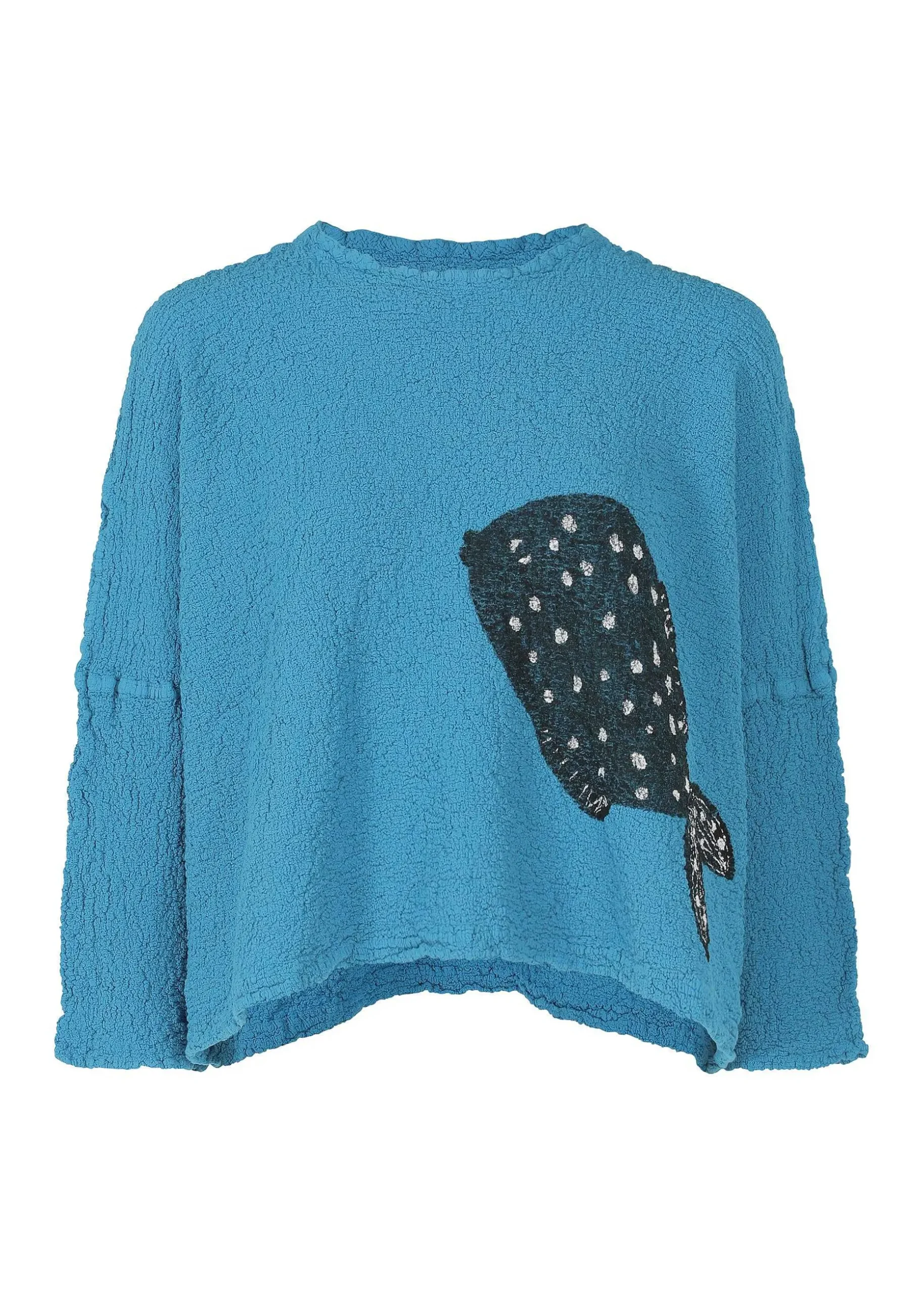 ISSEY MIYAKE Top|Animal Pattern Print Cauliflower