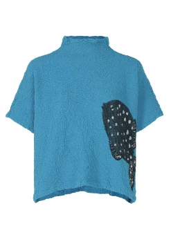 ISSEY MIYAKE Top|Animal Pattern Print Cauliflower