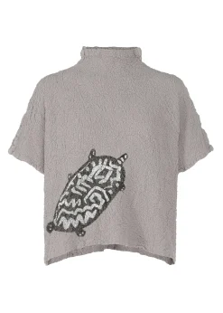 ISSEY MIYAKE Top|Animal Pattern Print Cauliflower