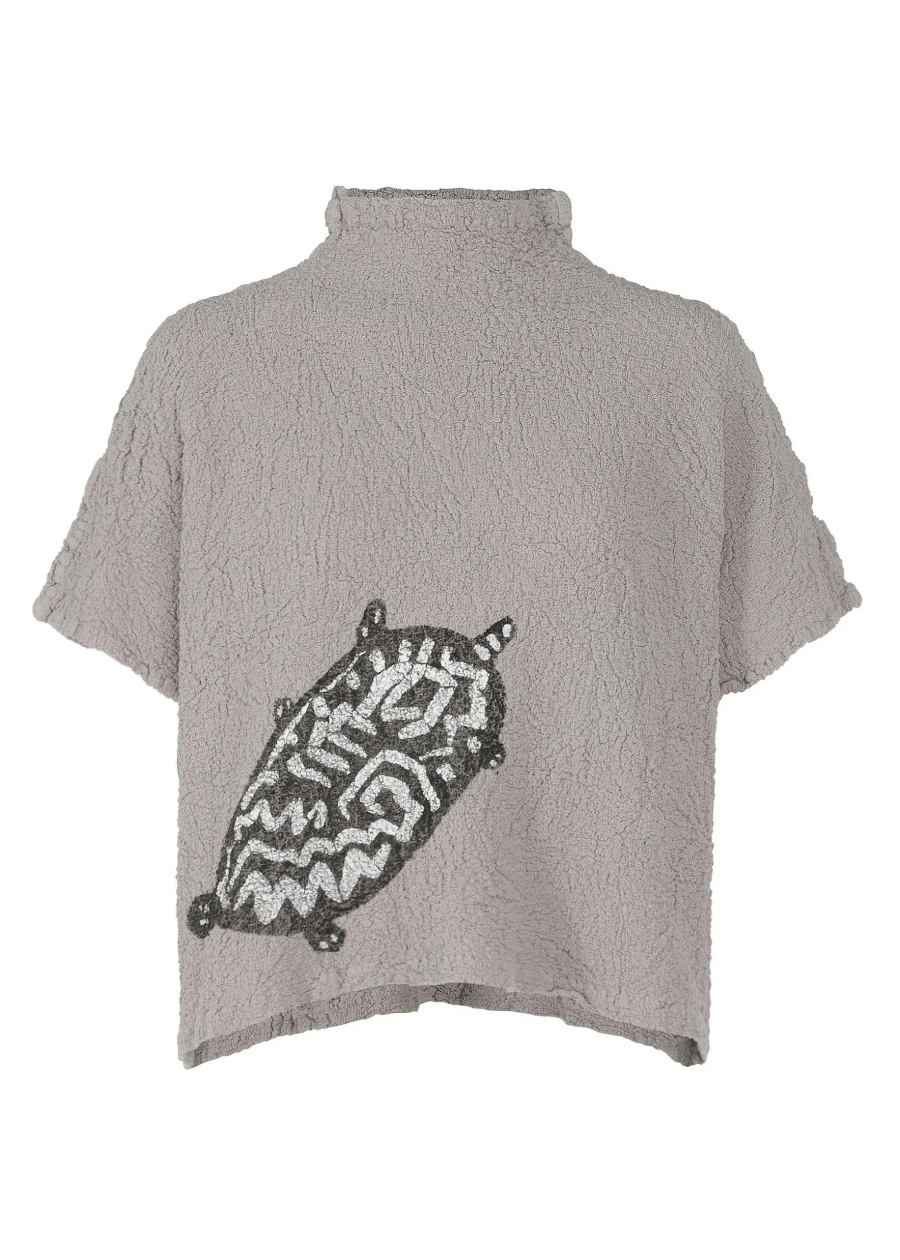 ISSEY MIYAKE Top|Animal Pattern Print Cauliflower