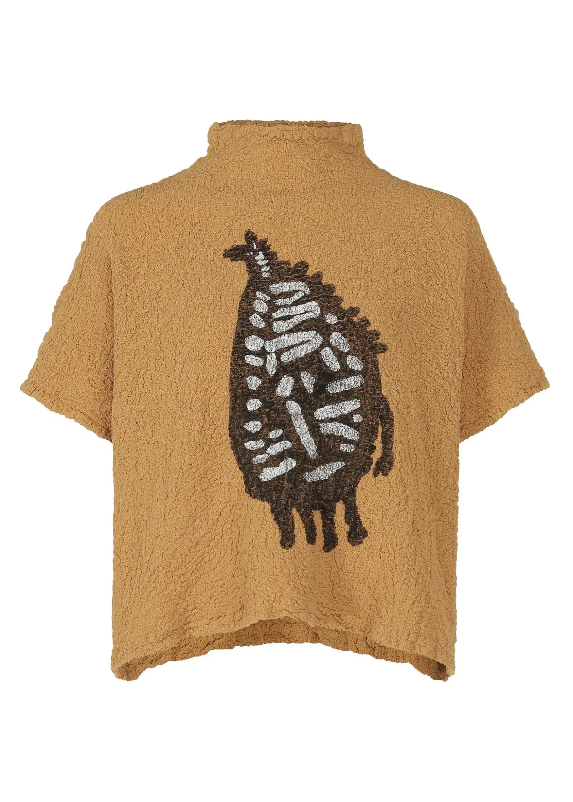 ISSEY MIYAKE Top|Animal Pattern Print Cauliflower
