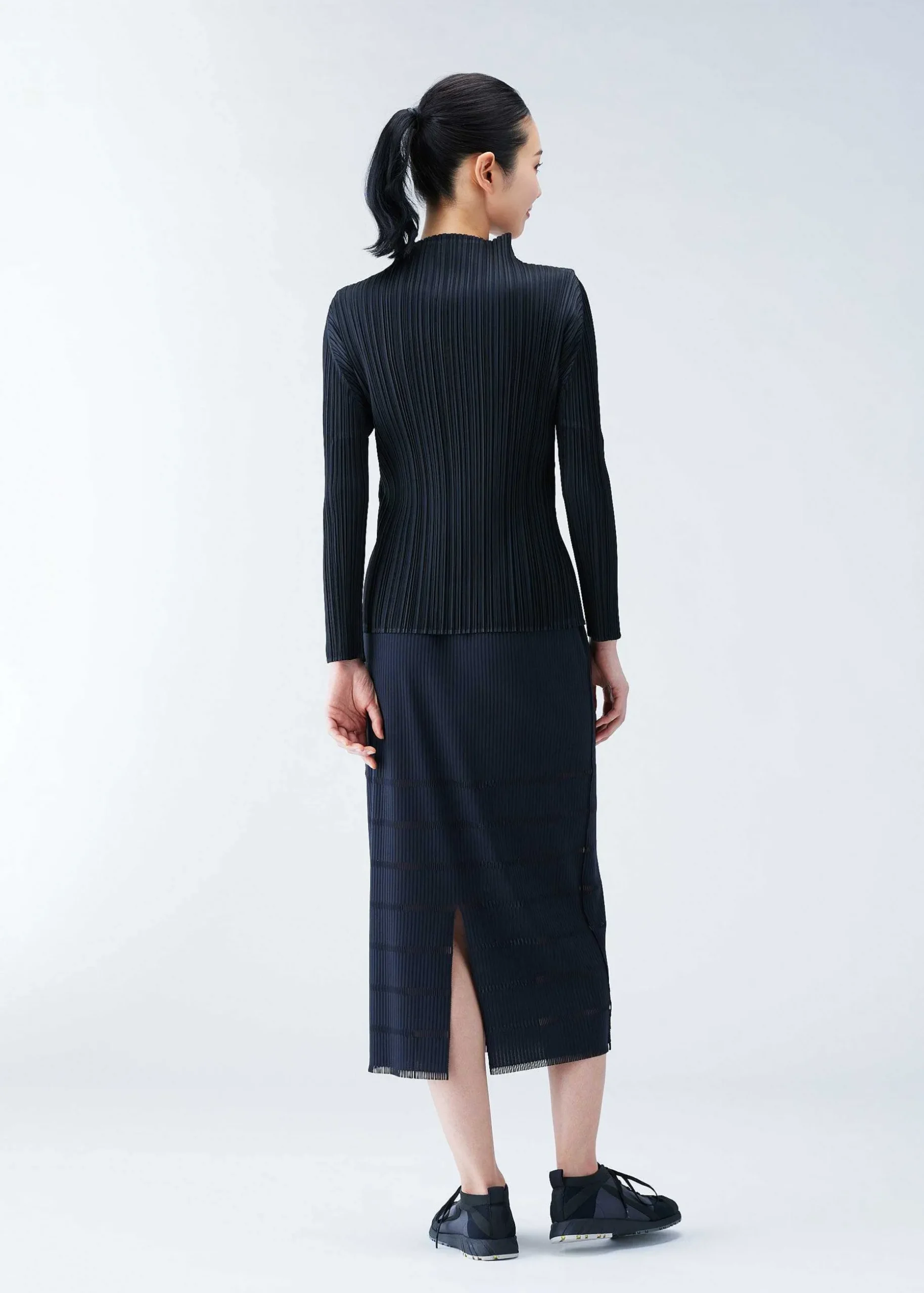 ISSEY MIYAKE Skirt|A-Poc Basics Black