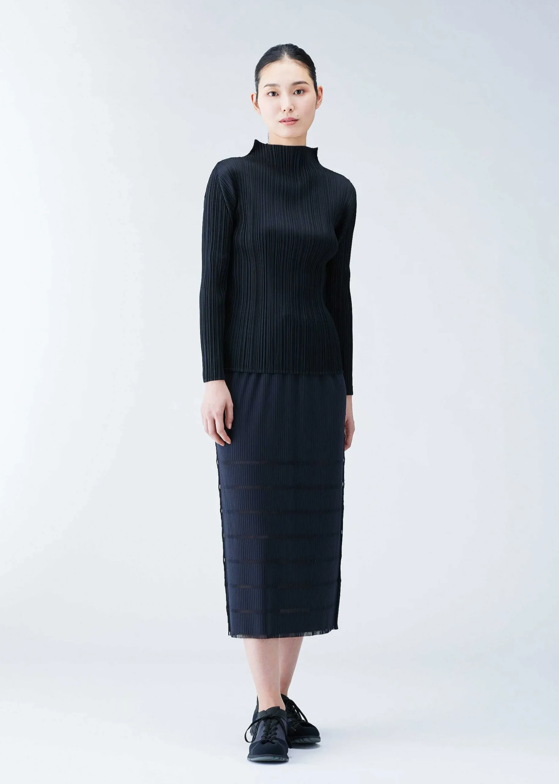ISSEY MIYAKE Skirt|A-Poc Basics Black