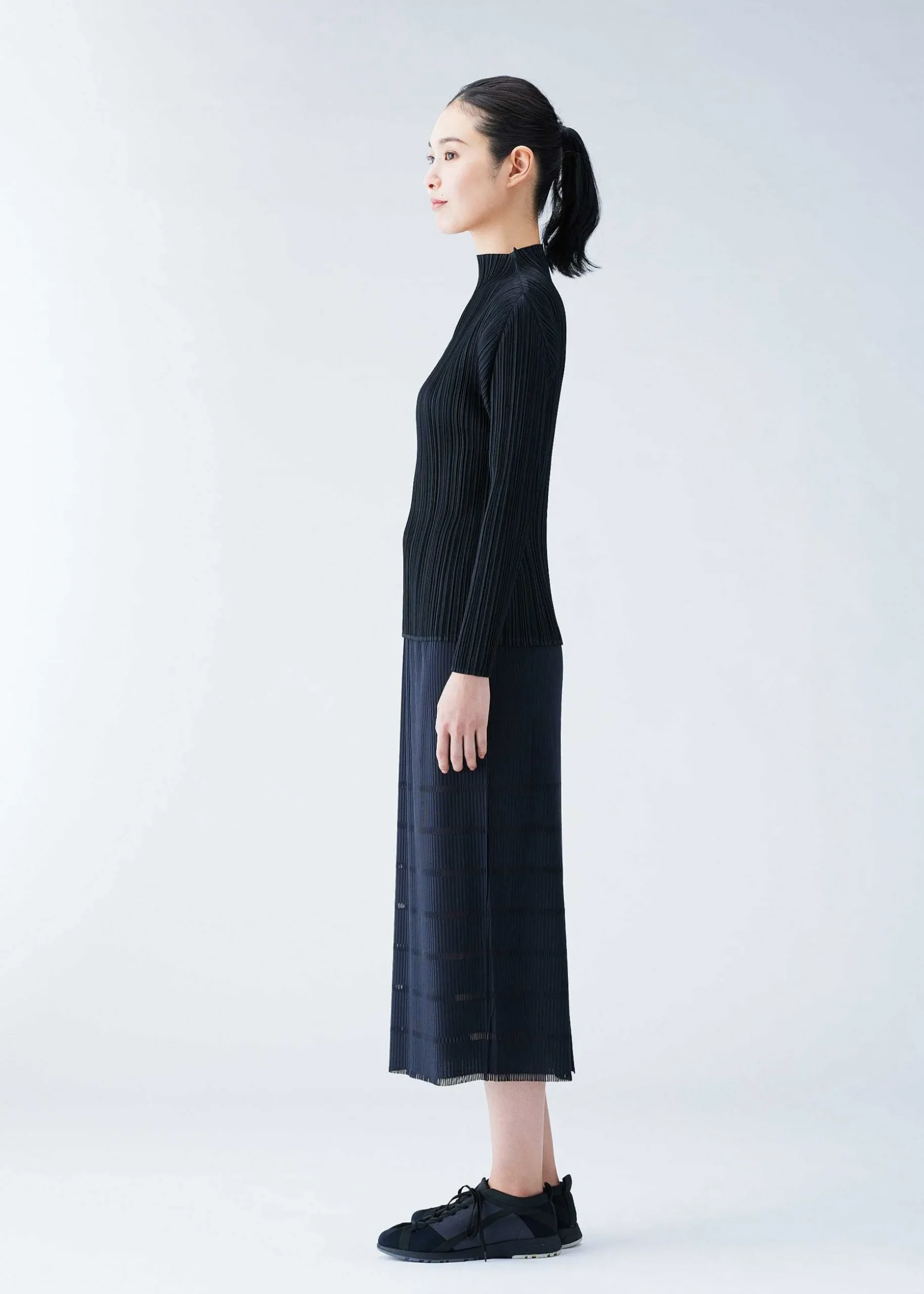 ISSEY MIYAKE Skirt|A-Poc Basics Black