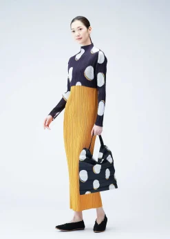 ISSEY MIYAKE Handbag|Bean Dots Pleats Bag