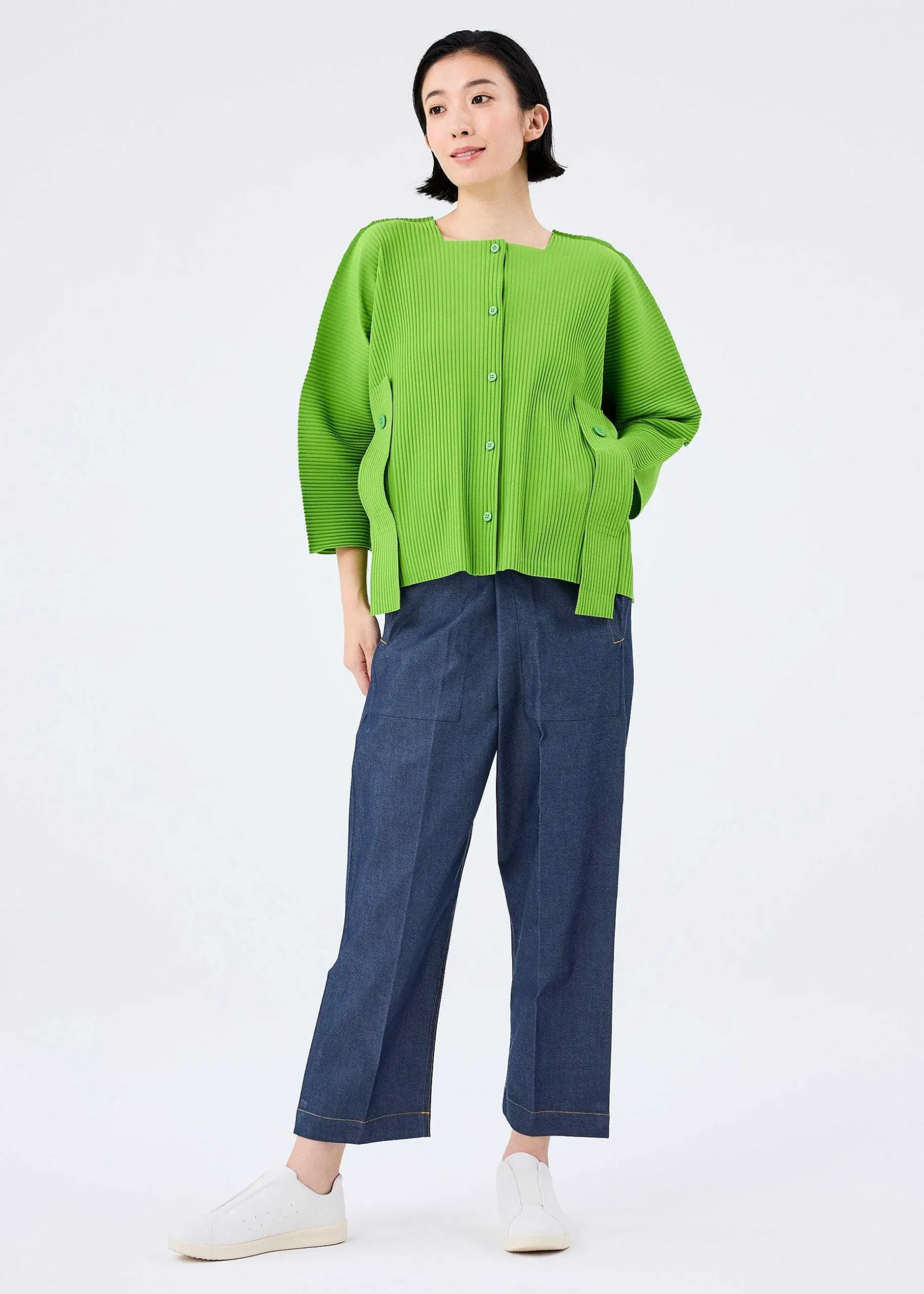 ISSEY MIYAKE Cardigan|Belt Pleats