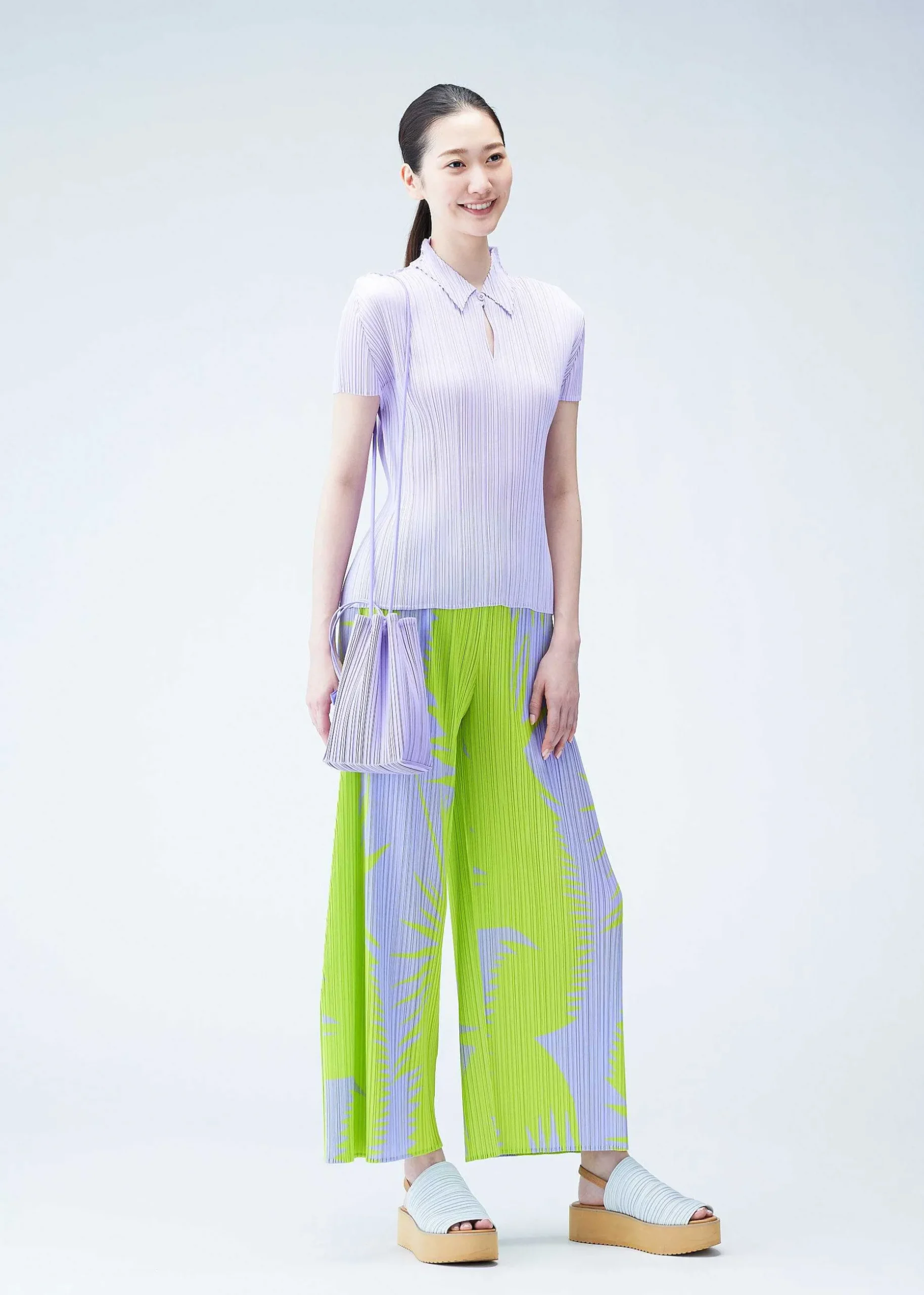 ISSEY MIYAKE Shoulder Bag|Bloom Pleats Bag