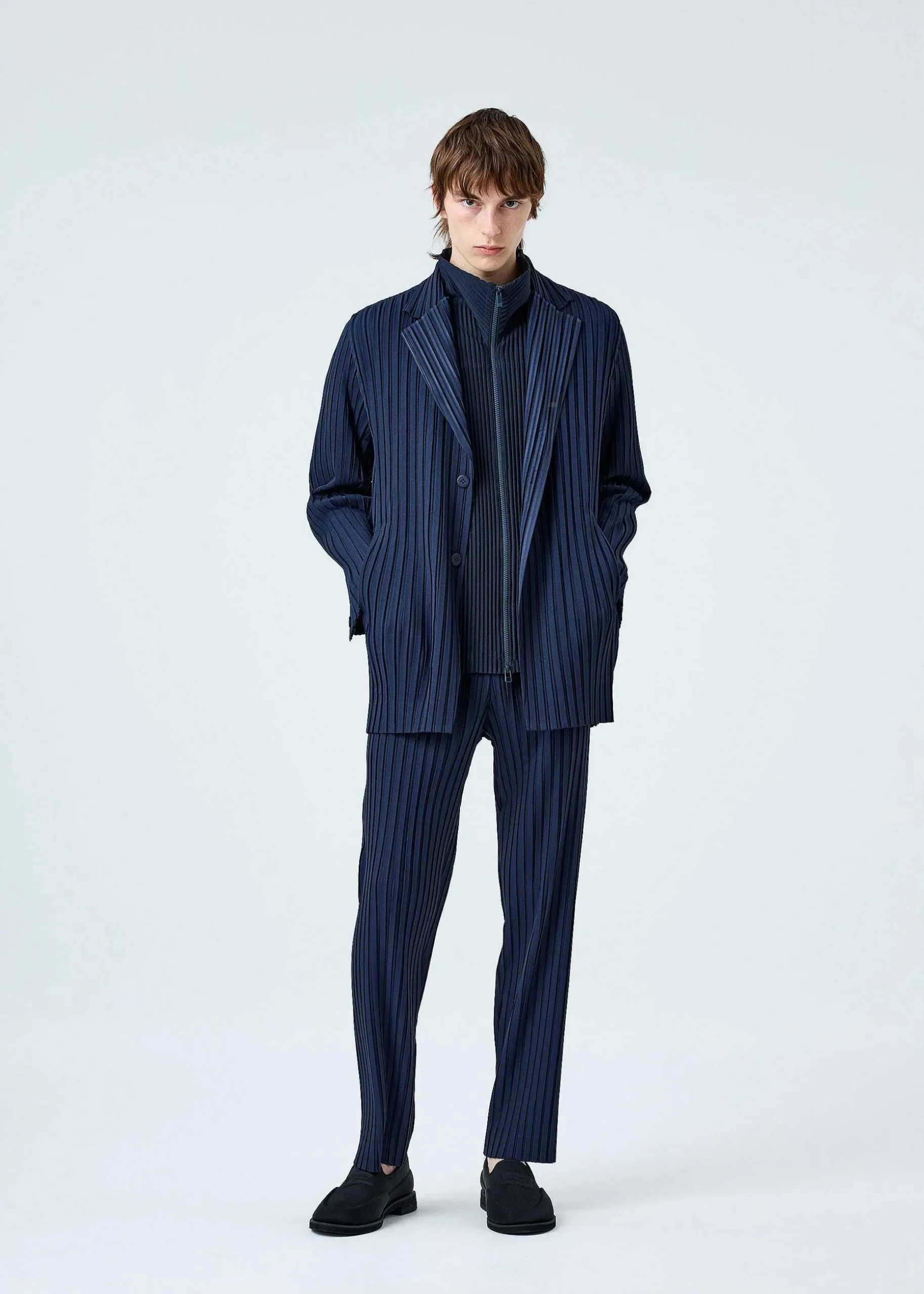 ISSEY MIYAKE Jackets & Blazers|Box Pleats Ensemble