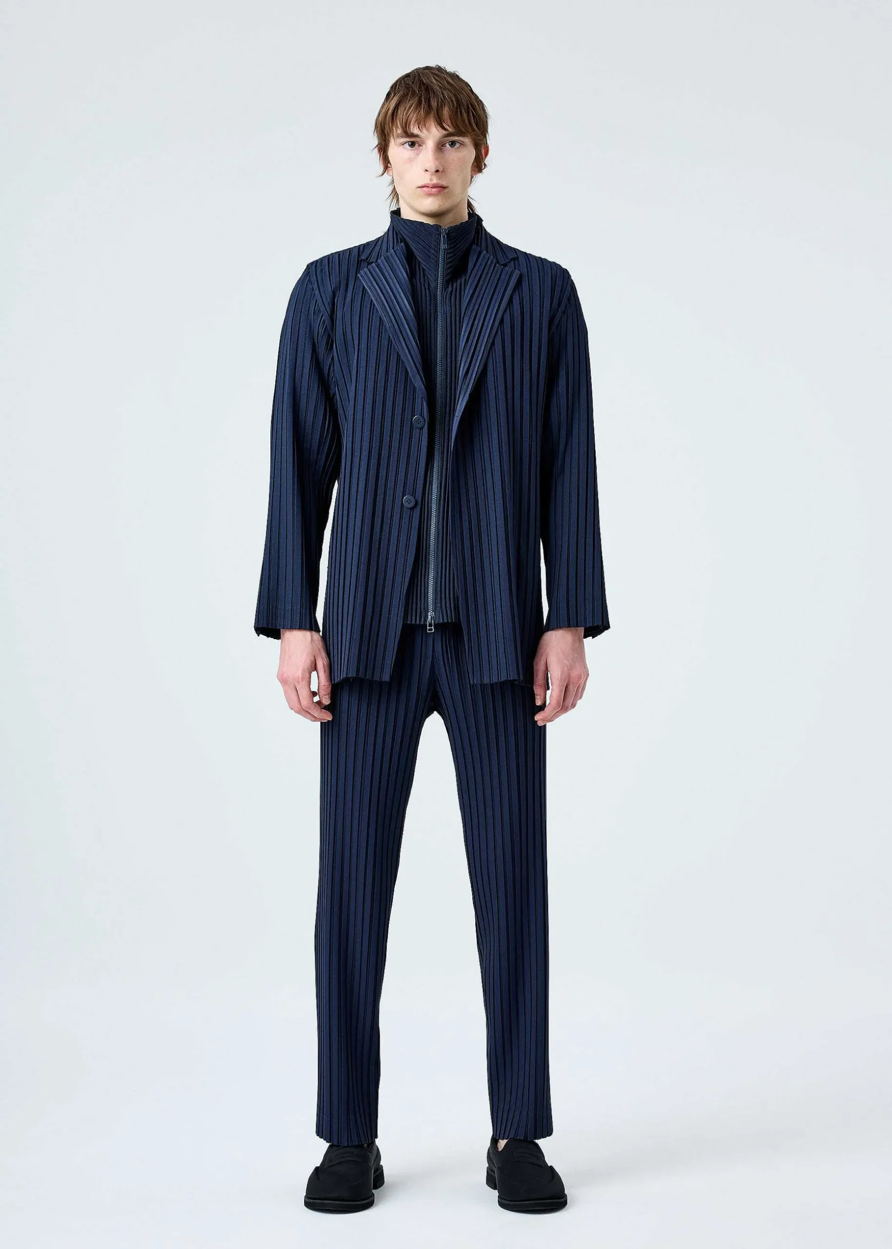 ISSEY MIYAKE Jackets & Blazers|Box Pleats Ensemble