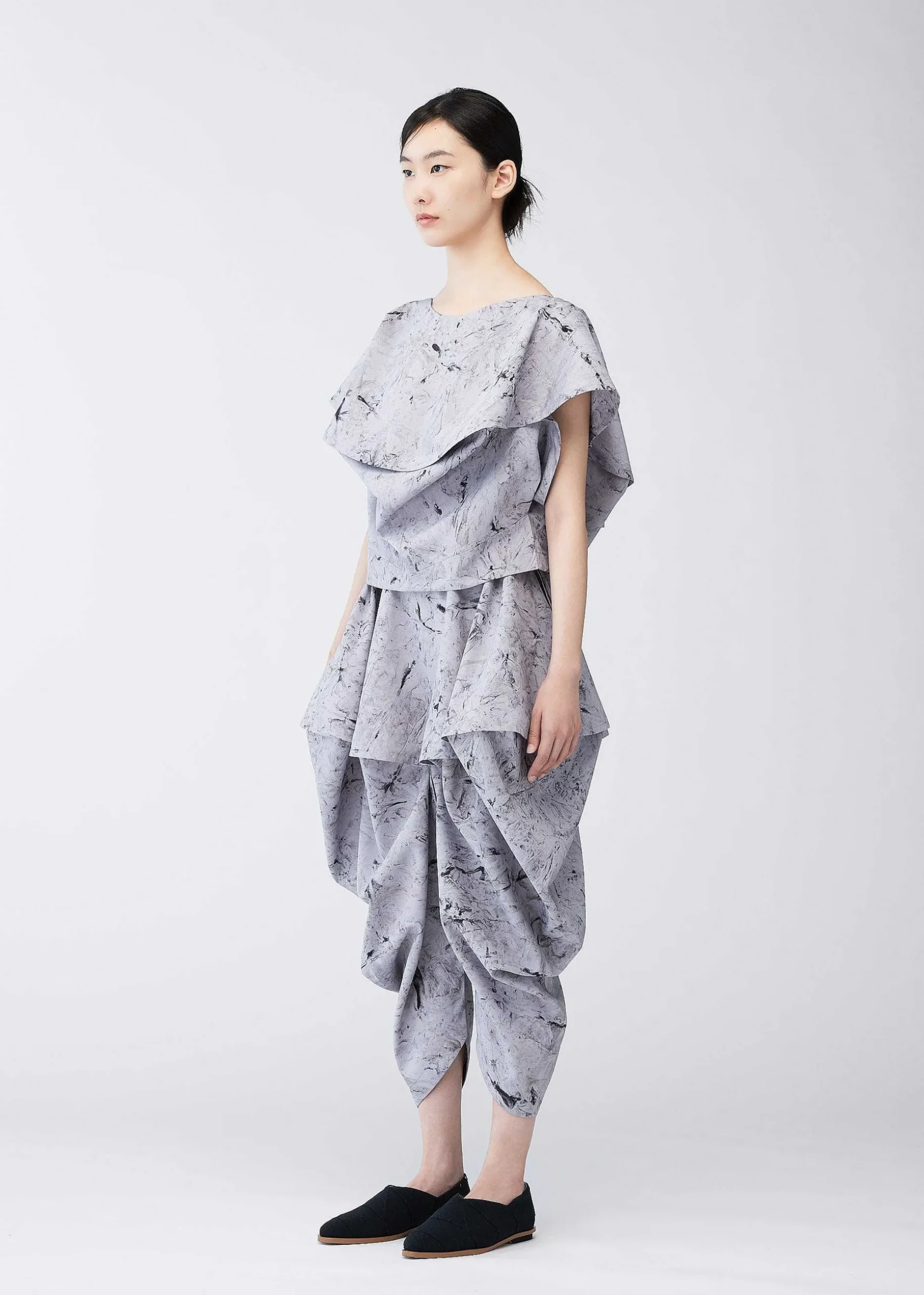 ISSEY MIYAKE Top|Bubble Dye