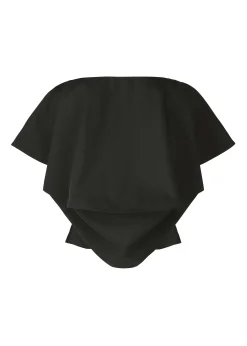 ISSEY MIYAKE Top|Bubble Solid Black