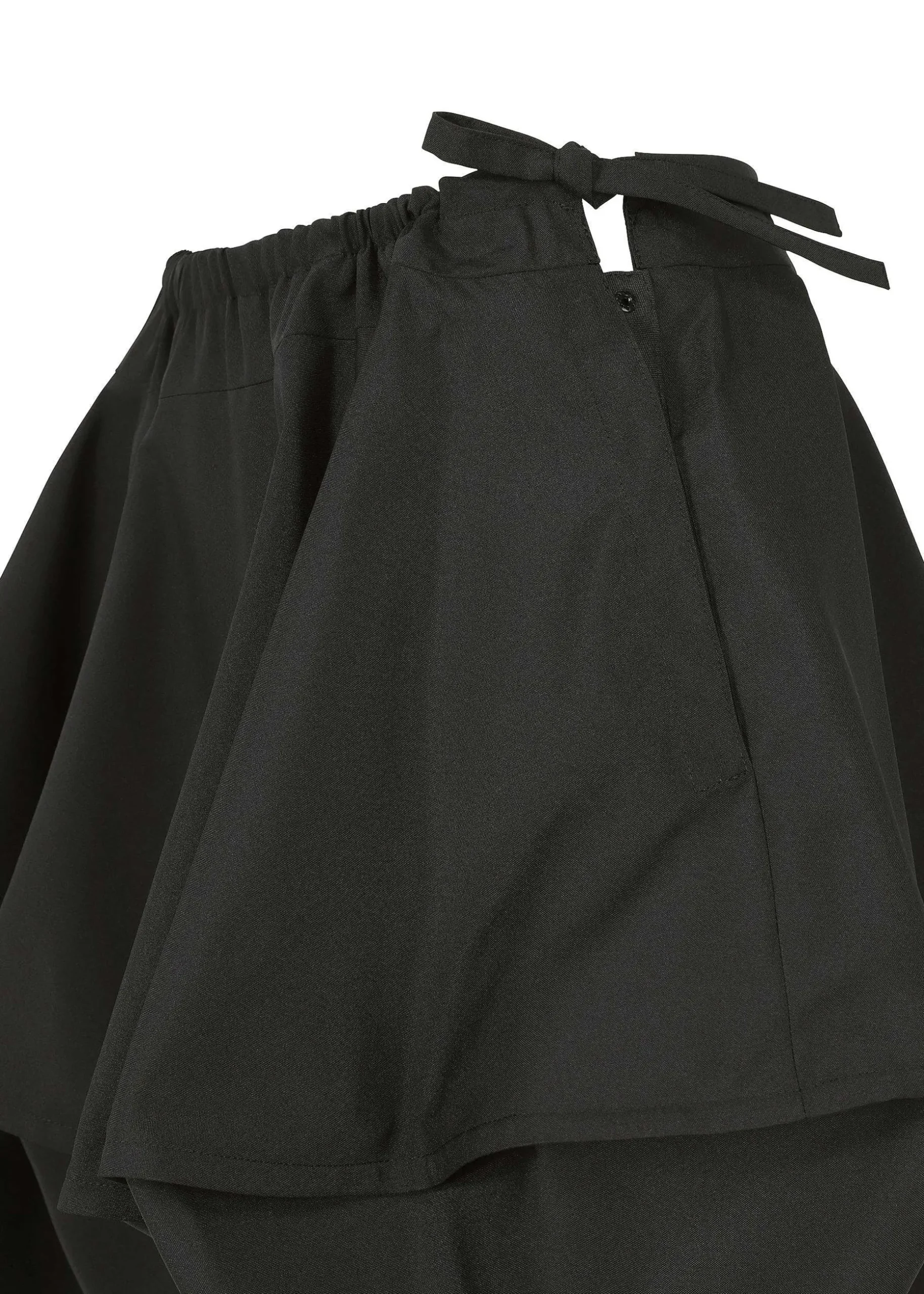 ISSEY MIYAKE Pants|Bubble Solid Black