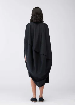 ISSEY MIYAKE Dress|Bubble Solid Black