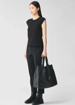 ISSEY MIYAKE Tote Bag|Cart Matte Black