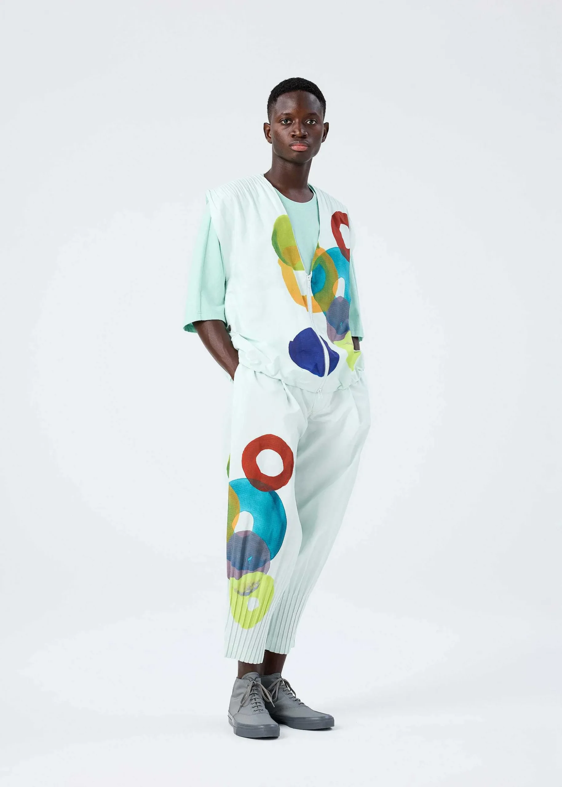 ISSEY MIYAKE Vest|Cascade Picturesque