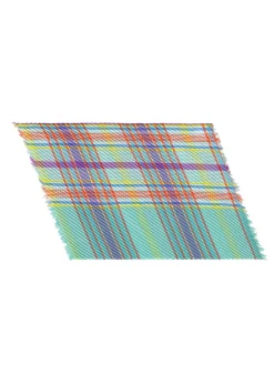ISSEY MIYAKE Stole|Check Pleats Stole