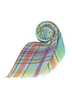 ISSEY MIYAKE Stole|Check Pleats Stole