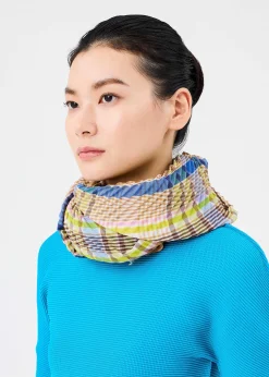 ISSEY MIYAKE Stole|Check Pleats Stole