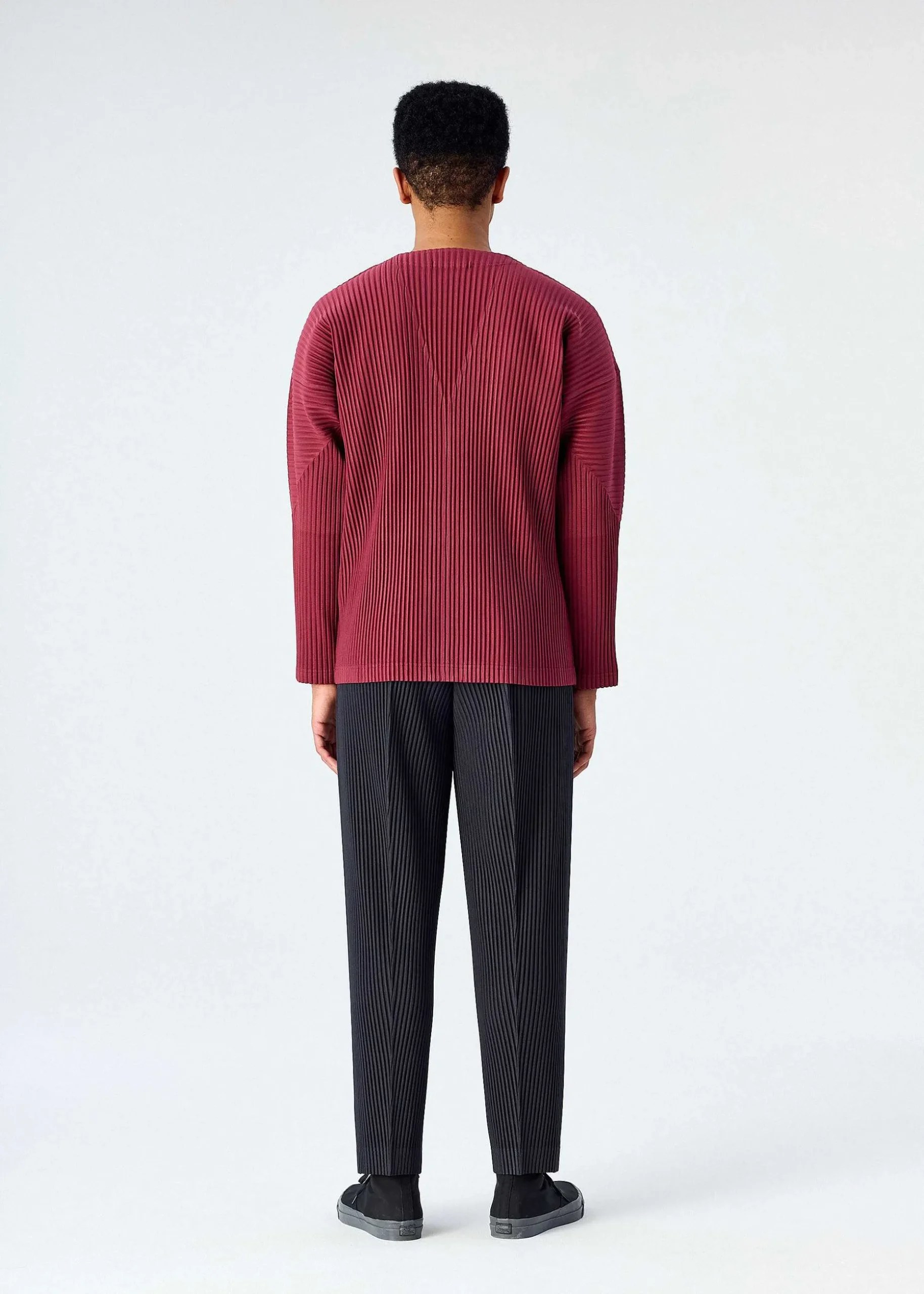 ISSEY MIYAKE Cardigan|Color Pleats