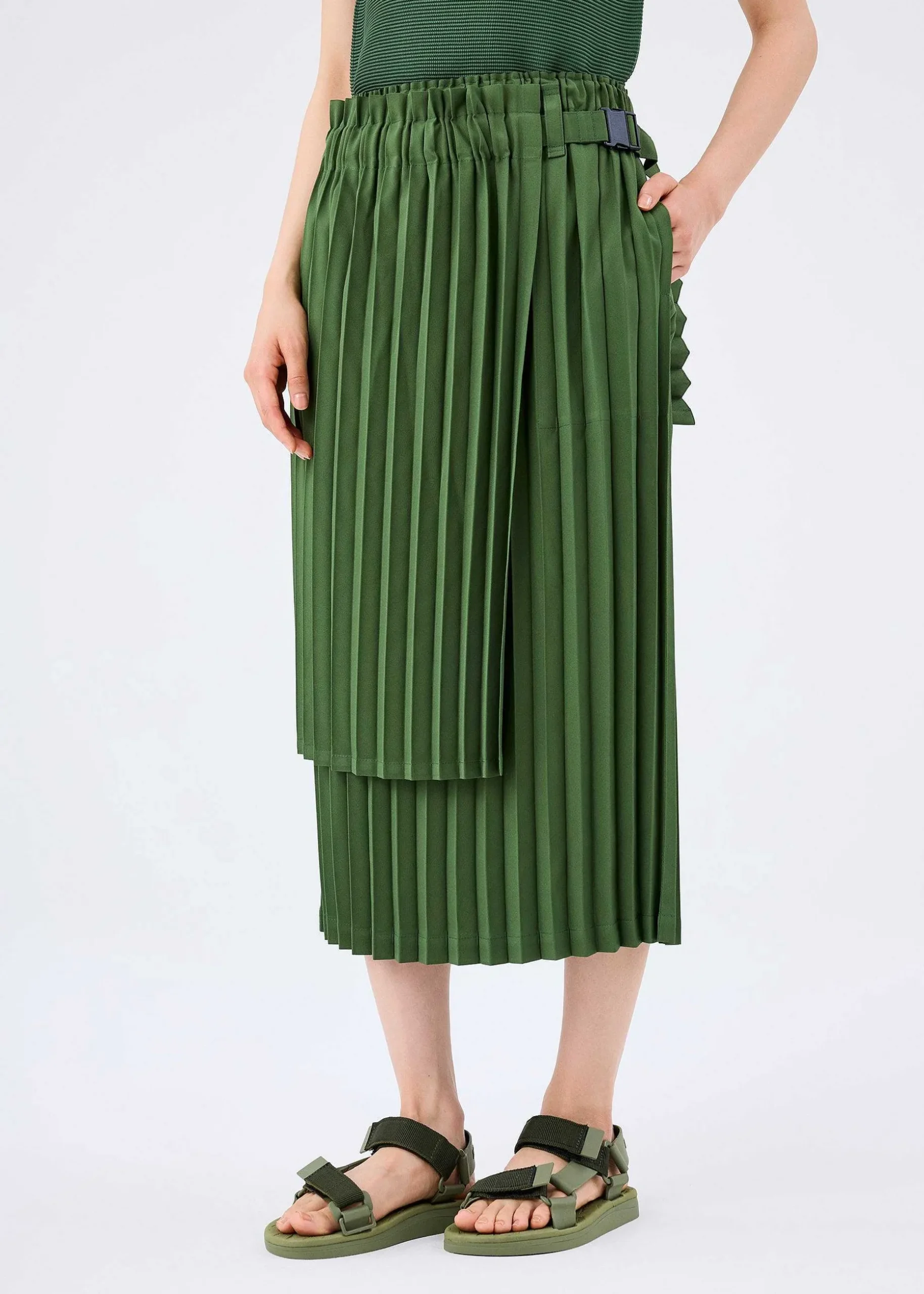 ISSEY MIYAKE Skirt|Color Pleats Bottom 2