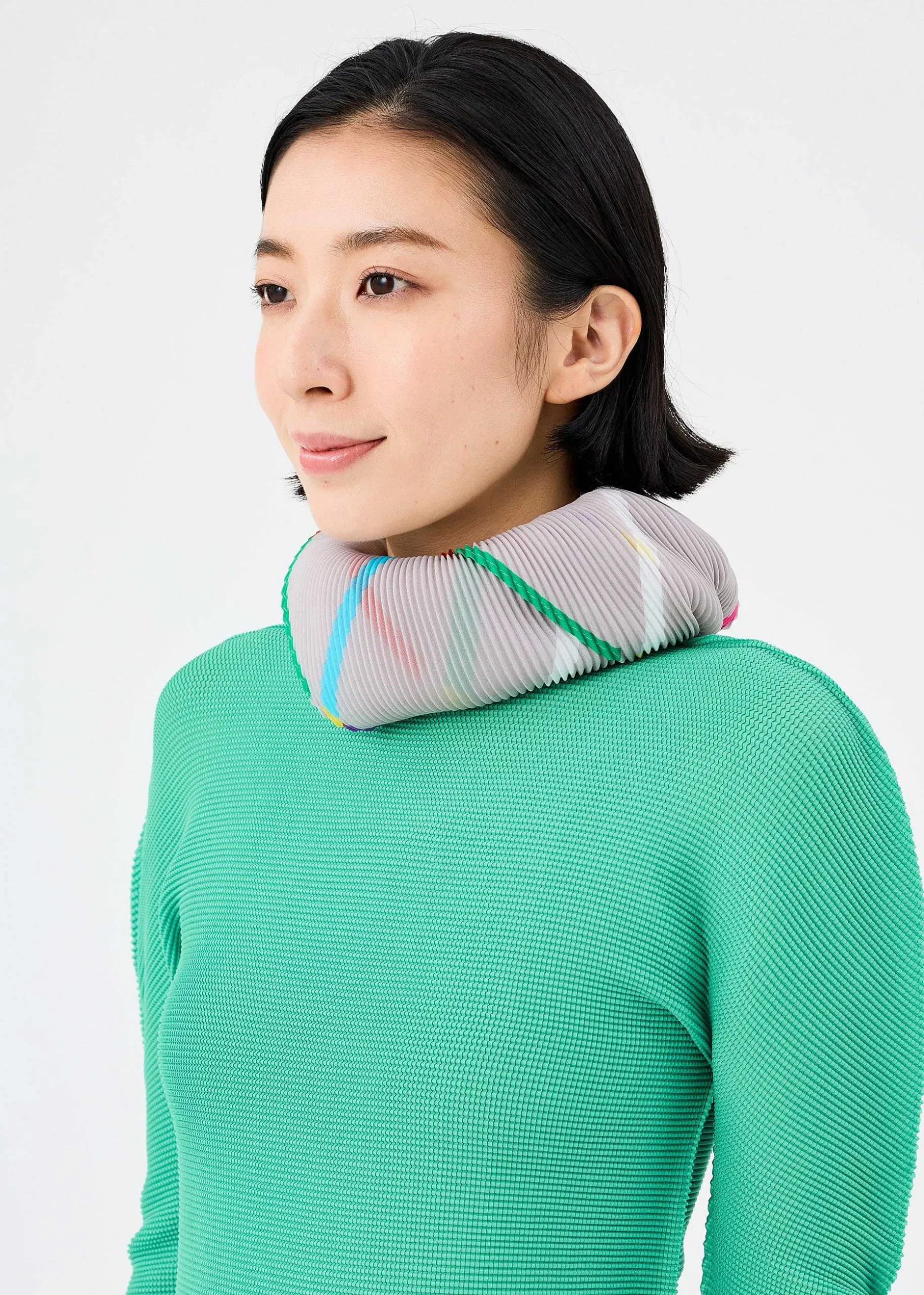 ISSEY MIYAKE Stole|Color Stick Pleats Stole