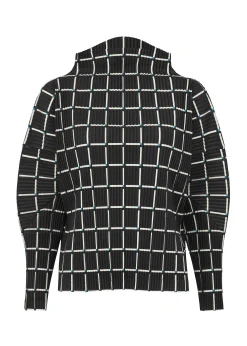ISSEY MIYAKE Top|Color Stick Suede Like Pleats