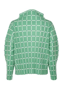 ISSEY MIYAKE Top|Color Stick Suede Like Pleats