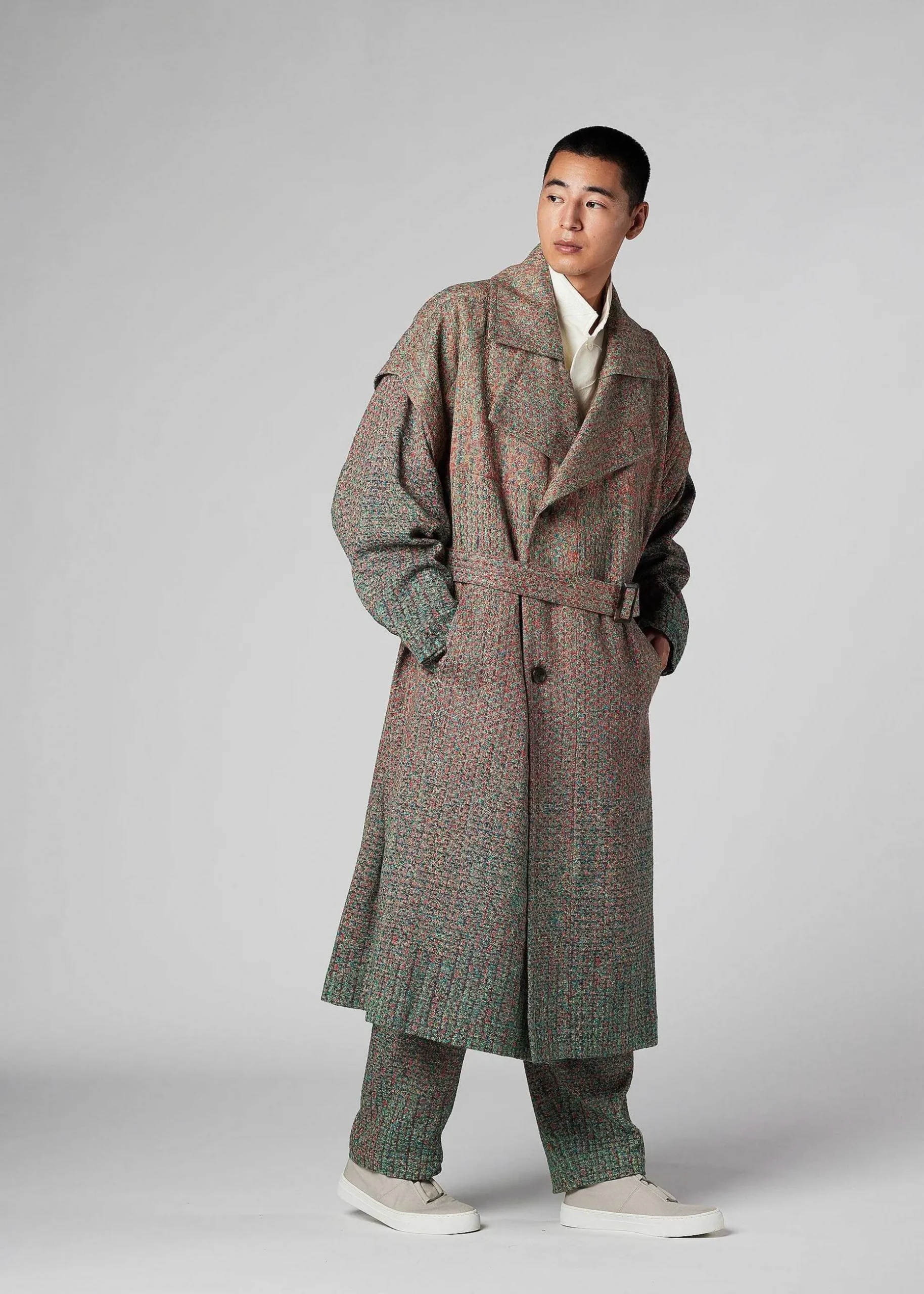 ISSEY MIYAKE Coat|Color Storm