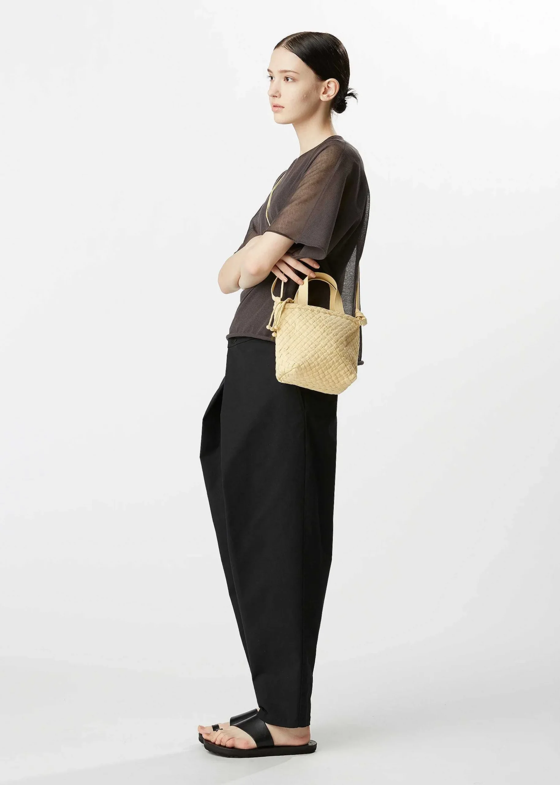 ISSEY MIYAKE Shoulder Bag|Cotton Braid