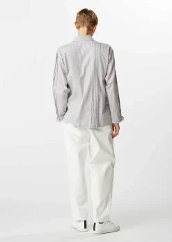 ISSEY MIYAKE Top|70 Cotton Embroidery
