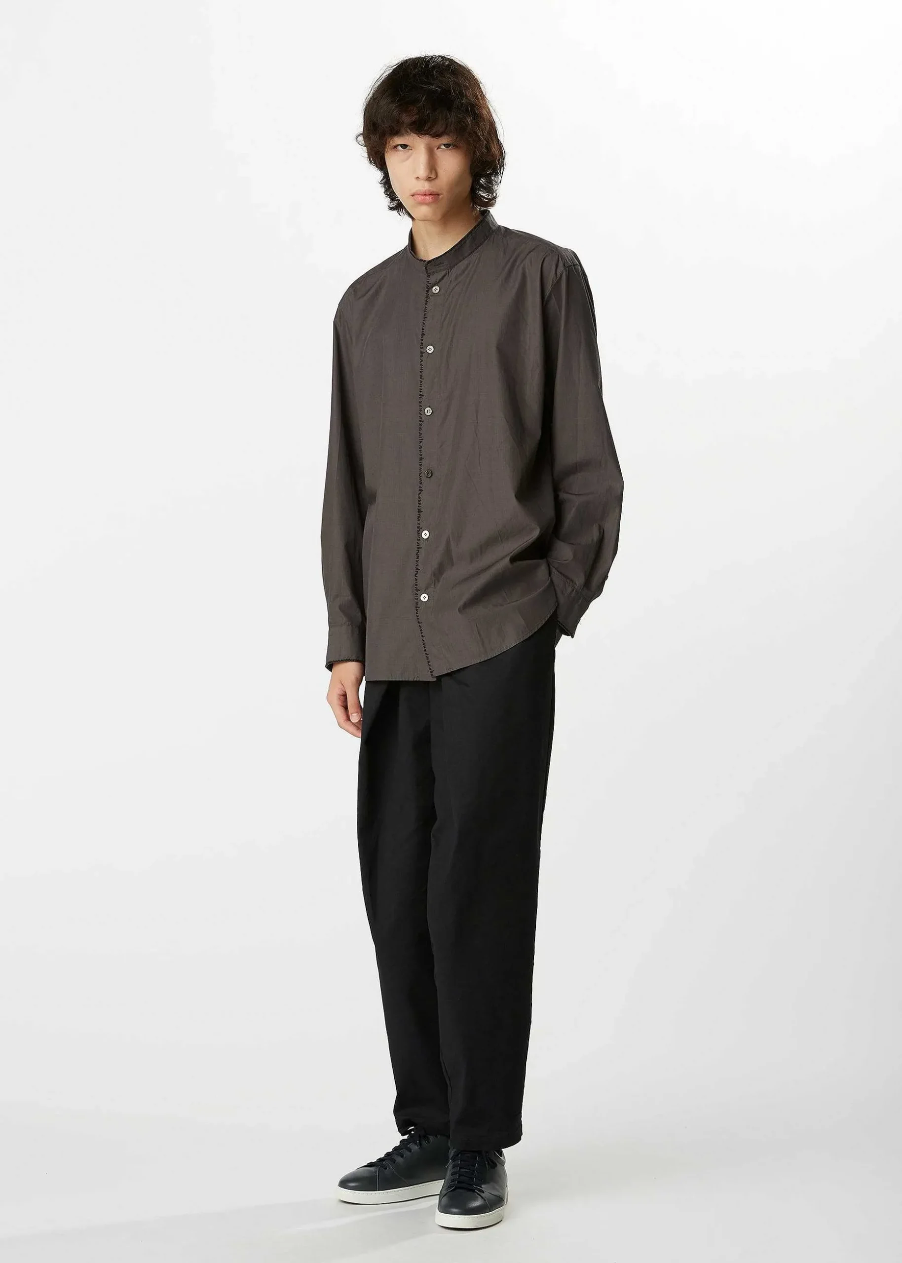 ISSEY MIYAKE Top|70 Cotton Embroidery
