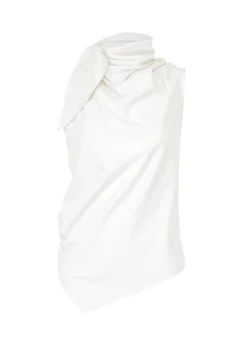 ISSEY MIYAKE Top|Cotton Knot Jersey