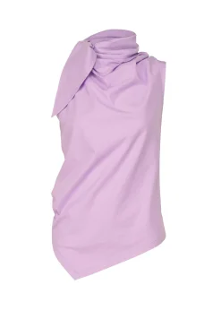 ISSEY MIYAKE Top|Cotton Knot Jersey