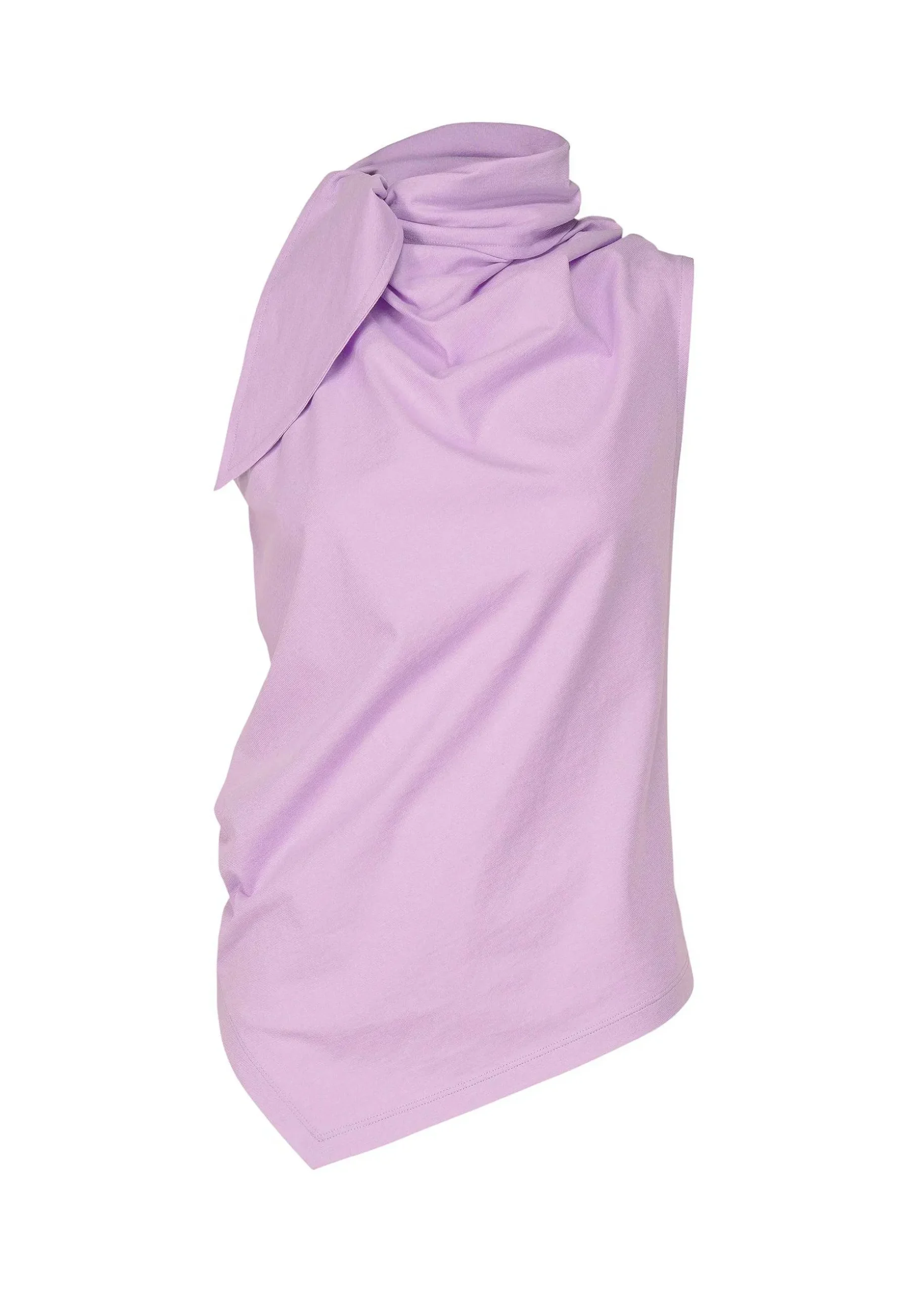 ISSEY MIYAKE Top|Cotton Knot Jersey