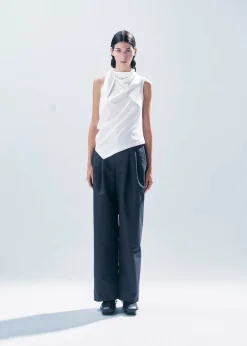 ISSEY MIYAKE Top|Cotton Knot Jersey