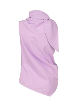 ISSEY MIYAKE Top|Cotton Knot Jersey